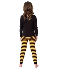 Cry Babies Magic Tears Girls' Bumblebee Unisex Kids Tight Fit Sleep Pajama Set