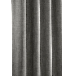 Half Price Drapes Grommet Textured Faux Linen Room Darkening Curtain