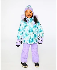 Deux par Girl Winter Mittens Teknik Lavender - Toddler|Child