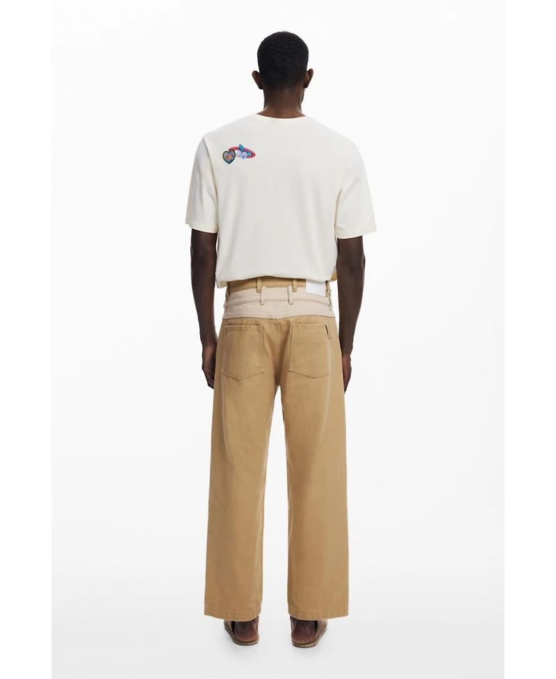 Desigual Men's Double-waist denim trousers