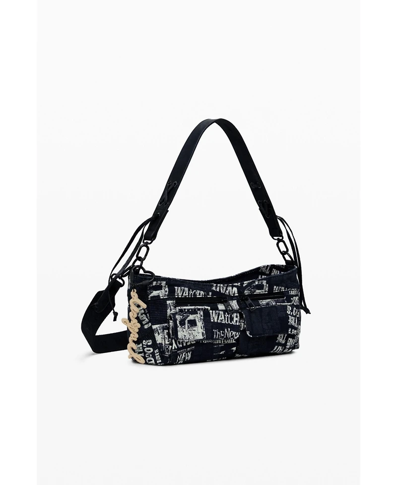 Desigual Women's Medium newspaper handbag