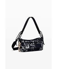 Desigual Women's Medium newspaper handbag