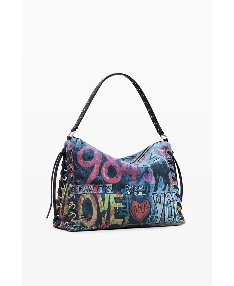 Desigual Women's Large graffiti bag