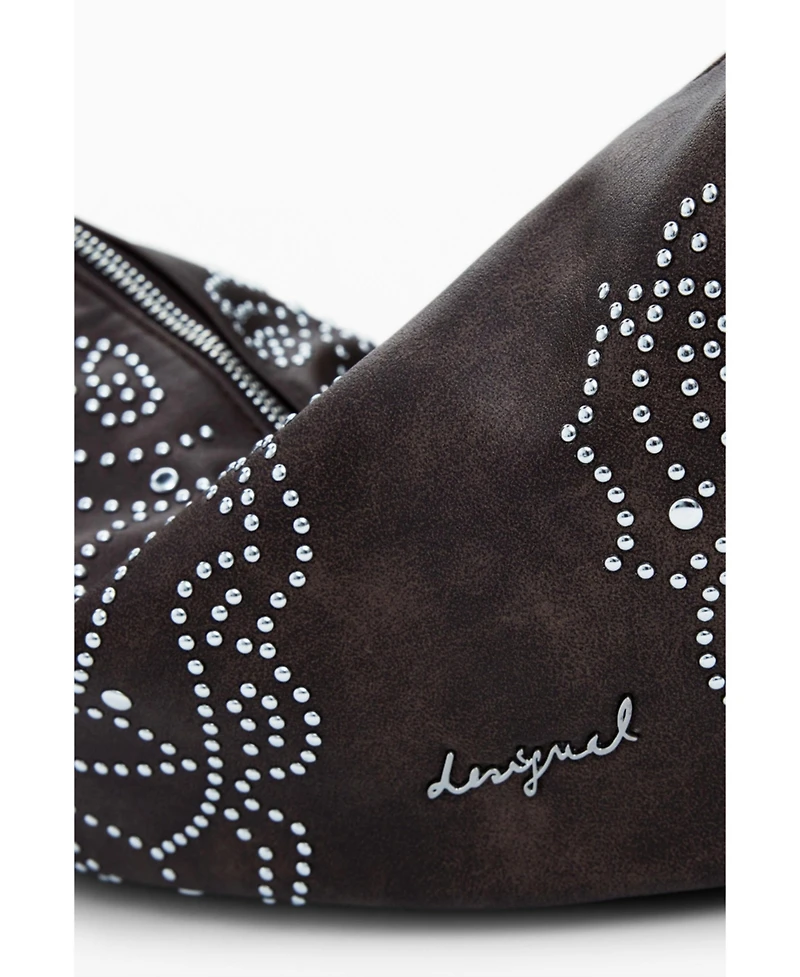 Desigual Women's Medium faux leather studded bag