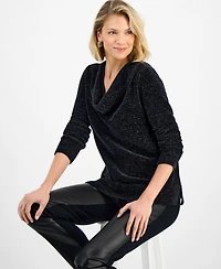 Jm Collection Women's Cowl-Neck Chenille Sweater, Macy's Exclusive