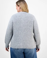 And Now This Trendy Plus Button Cardigan, Macy's Exclusive