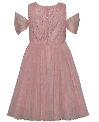 Bonnie Jean Little and Toddler Girls Cold Shoulder Ballerina Party Dress
