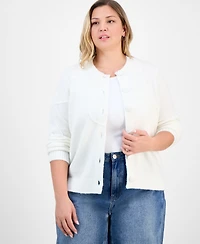 And Now This Trendy Plus Bow Soutache Cardigan, Macy's Exclusive