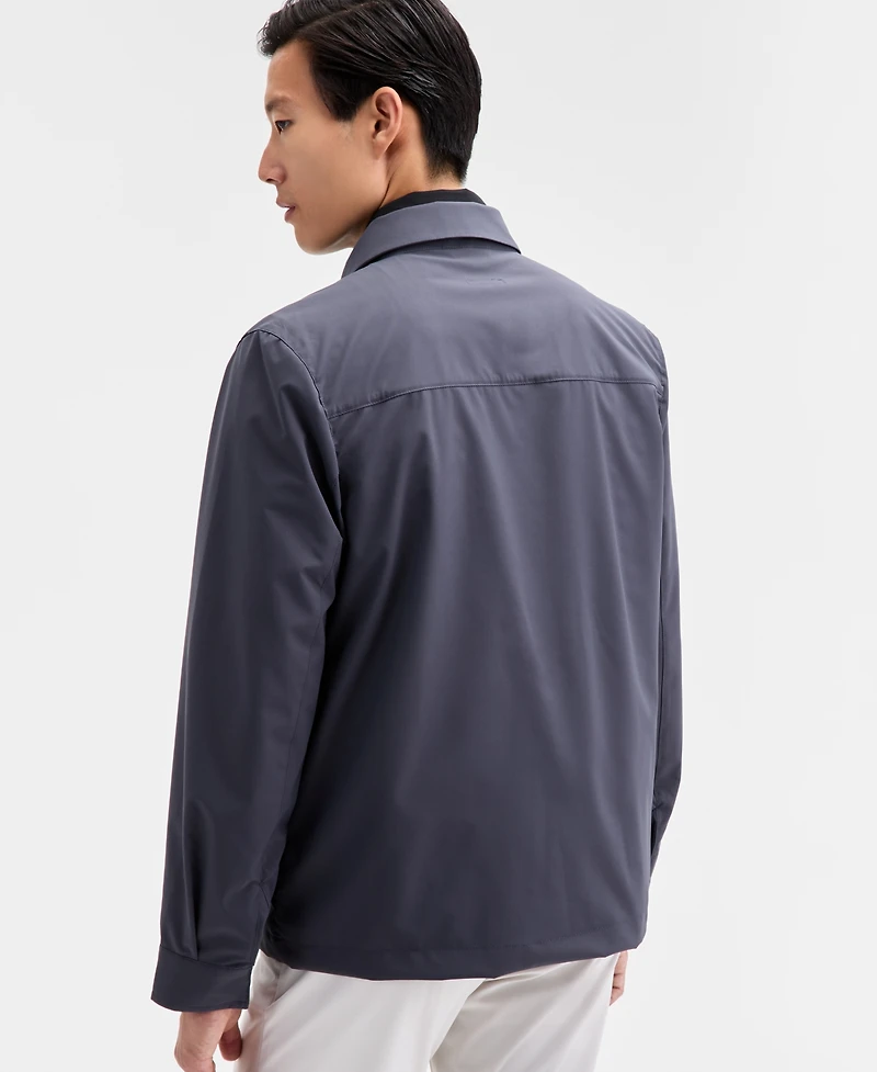 Alfani Men's Alfatech Modular Snap-Front Sport Shirt Jacket, Macy's Exclusive