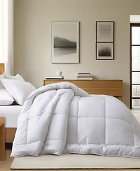 Unikome All Season Classic Grid Jacquard Down Alternative Comforter, King