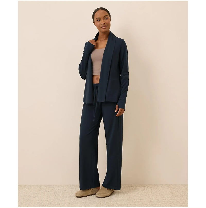 Pact Luxe Stretch Jersey Swing Cardigan