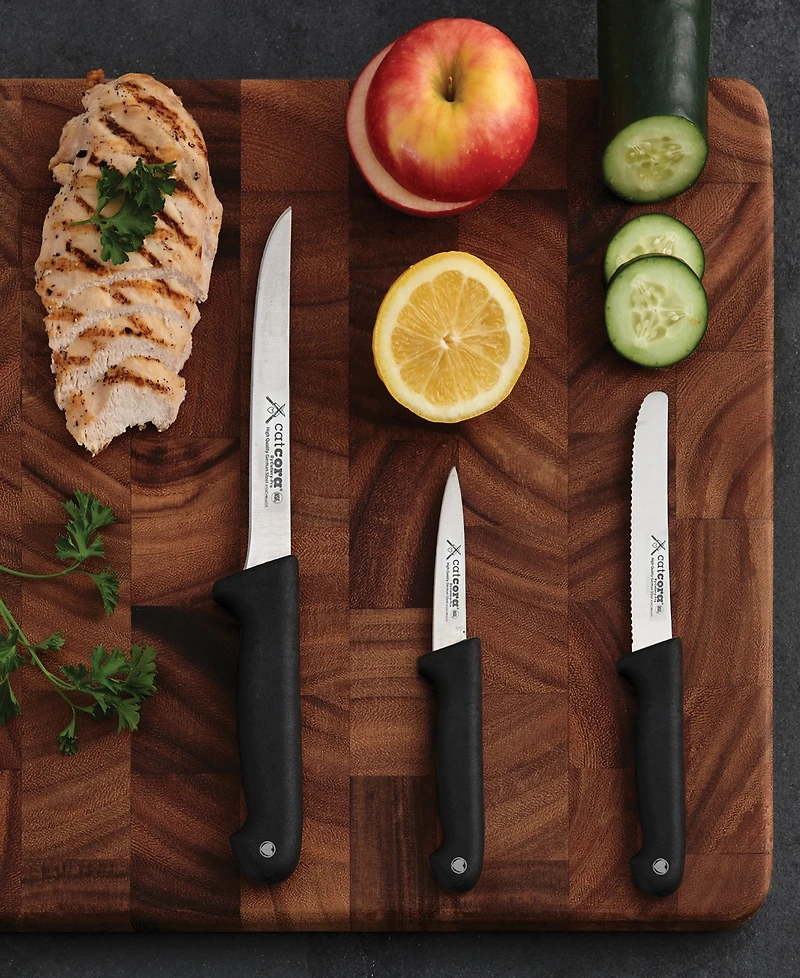 Cat Cora Cutlery-Pro 2-Piece Soft-Grip Handle Paring Knives Set