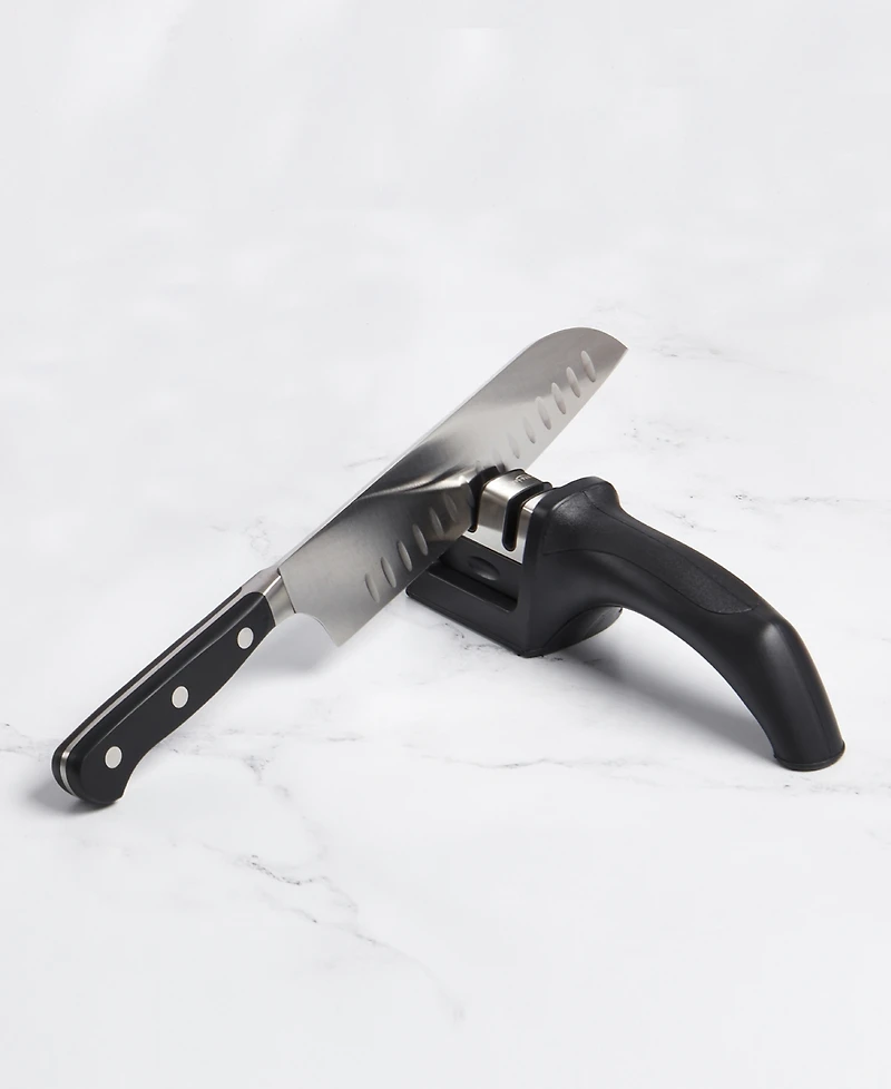 Cat Cora Cutlery-Pro 2.25" Dual-Action Handle Knife Sharpener