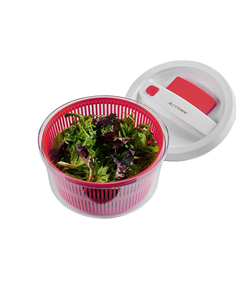 Cat Cora Cutlery-Pro 4.7-Quart Quickspin Salad Spinner