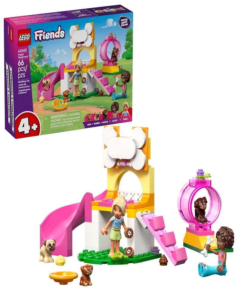 Lego Friends Puppy Playground 42665 Toy Building Set, 66 Pieces