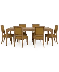 Everleigh 7-Pc. Set (Table & 6 Upholstered Back Side Chairs)