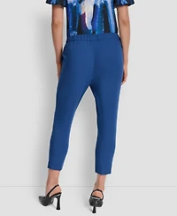 Dkny Petite Flat Front Elastic Back Pants