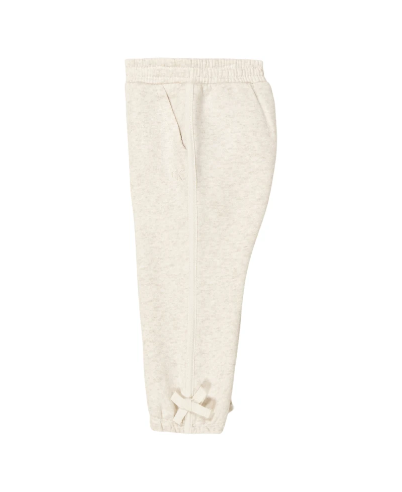 Calvin Klein Baby Girls 2-Piece Fleece Sweatshirt and Pant Set