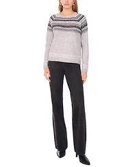 Sam & Jess Women's Cozy Fairisle Sweater