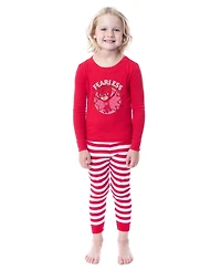 Pj Masks Show Girls' Toddler Owlette Fearless Tight Fit 2 Pc Sleep Pajama Set