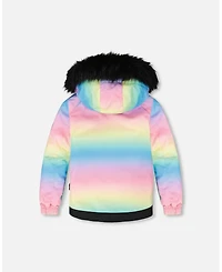 Deux par Girl Two-Piece Play Snowsuit Smiley Face - Child