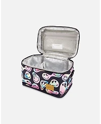 Deux par Deux Girl Lunch Box Smiley Face Girl - Toddler|Child