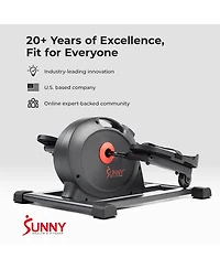 Sunny Health & Fitness Smart Compact Mini Elliptical