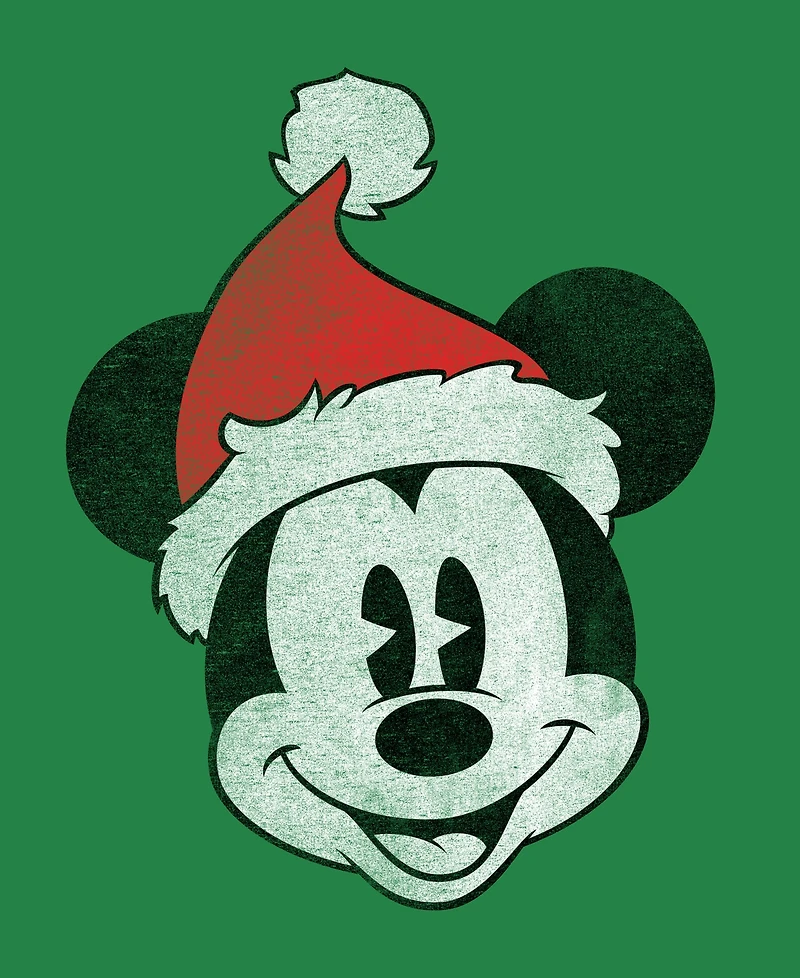 Hybrid Men's Santa Mickey Graphic Long Sleeve Hoodie