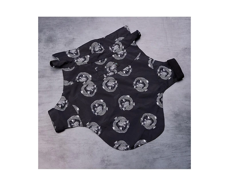 Natori Black Camp Shirt & Harness Set