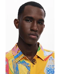 Desigual Men's Short-sleeve shirt with fruits