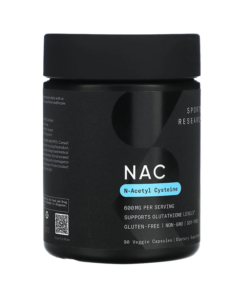 Sports Research Nac N-Acetyl-Cysteine 600 mg