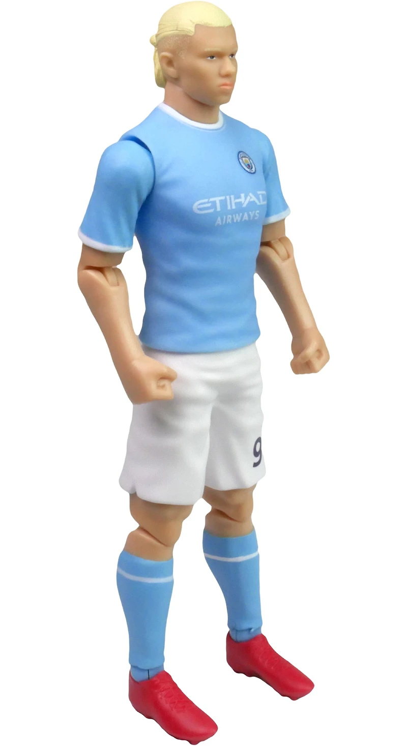 Banbo Toys Sockers Manchester City Haaland 8" Collectible Soccer Action Figure