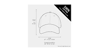 Multijoy Baseball Dad Hat Women Men Blank Washed Low Profile Cotton and Denim Upf 50+ Running Golf Cap