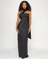 Seni & Cade Juniors' Sleeveless Scarf Gown