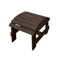 Jiallo Dark Brown Adirondack Pine Ottoman