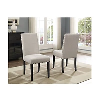 Roundhill Furniture Amisos 5-Pc Dining Set, Hairpin Dining Table with 4 Chairs