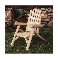 Contoured Comfort Cedar Log Lounge Chair