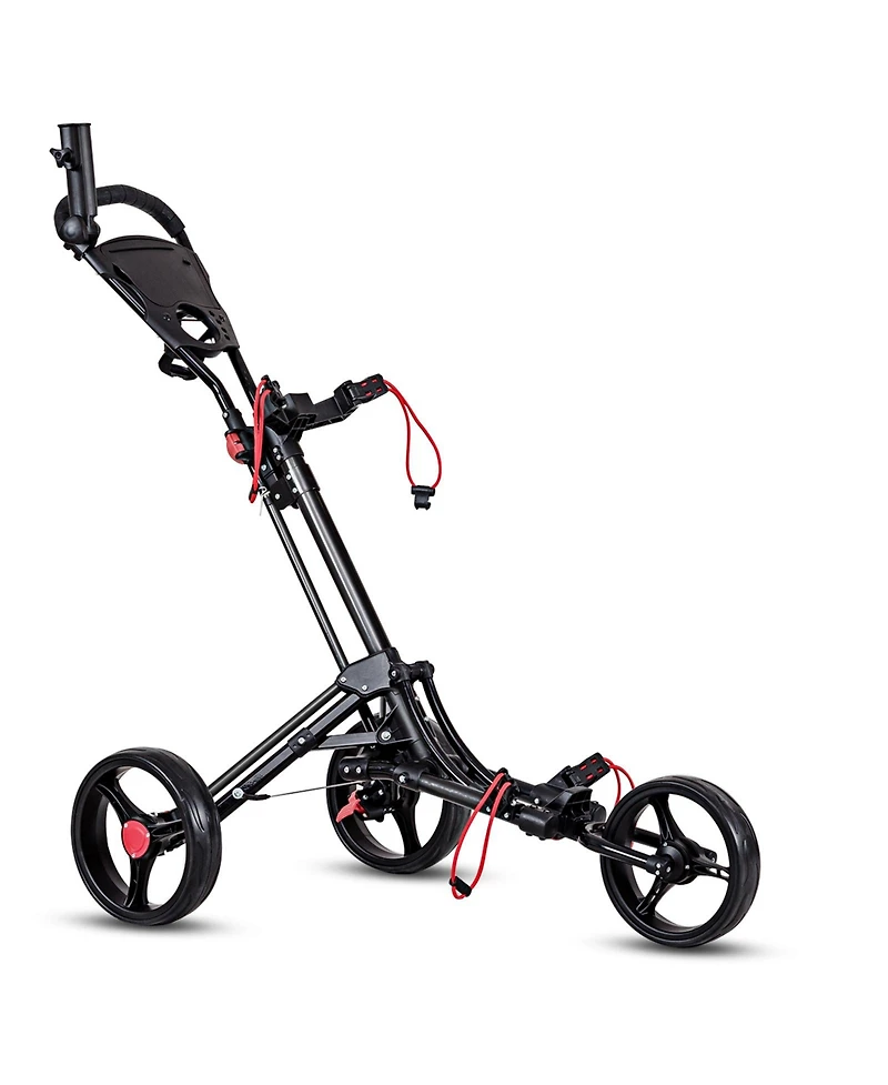 Akiudex Foldable Aluminum Golf Push Cart with Accessories