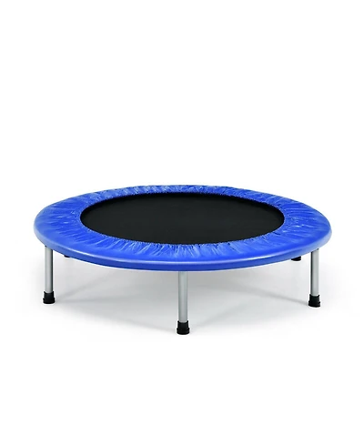 Akiudex Folding Fitness Trampoline with 32 Springs and Padded Edge for Indoor Exercise