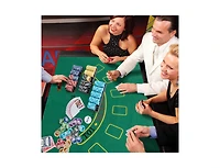 Akiudex 300 Piece Poker Chip Set with Case Cards and Felt for Casino Game Night
