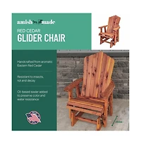 American Furniture Classics Cedar Adirondack Glider