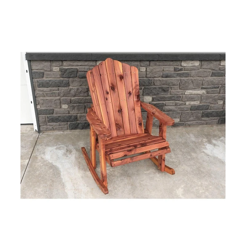 American Furniture Classics Cedar Adirondack Rocking Chair