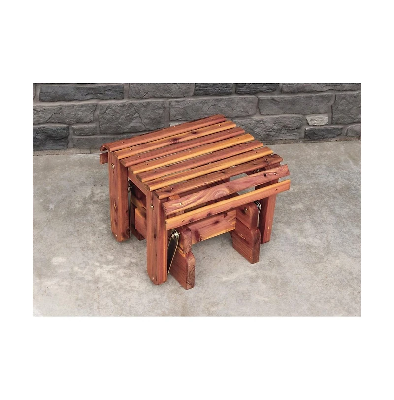 American Furniture Classics Cedar Gliding Ottoman