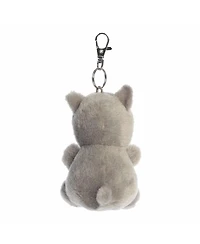 Aurora Mini Busky Husky Palm Pals Adorable Clip-On Gray 4"