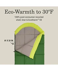 Coleman Arch Bay 30°F Sleeping Bag, Rock