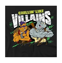 Logovision Men's Tmnt Chillin Like Villains T-Shirt