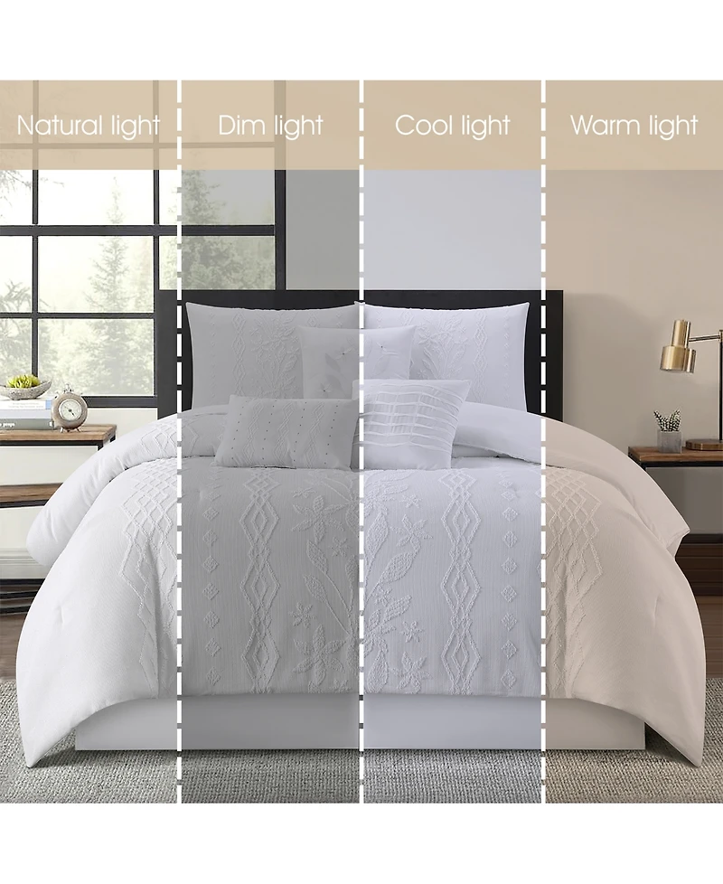 Stratford Park Lexia Leaves 7-Pc. Comforter Set