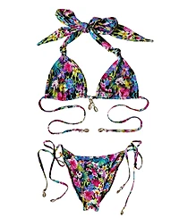 Beach Bunny Swimwear Women's Emilia Halter Bikini Top