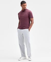 Alfani Men's Laser Cut Short Sleeve Performance Polo Shirt, Exclusively at Macy's