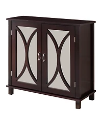 Kings Brand Furniture Marietta Espresso Buffet Accent Cabinet, Espresso
